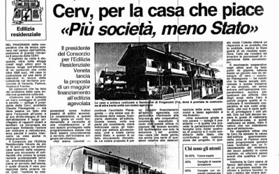 Cerv, per la casa che piace “Più società, meno Stato”