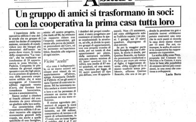 Un gruppo di amici si trasformano in soci: con la cooperativa la prima casa tutta loro