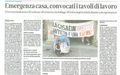 Da Il Mattino di Padova, sabato 16 marzo 2024 – Emergenza casa, convocati i tavoli di lavoro